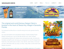 Tablet Screenshot of daiquiridecksiestakey.com